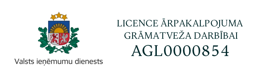 Valsts ieņēmuma dienesta licence grāmatvedības pakalpojumu sniegšanai